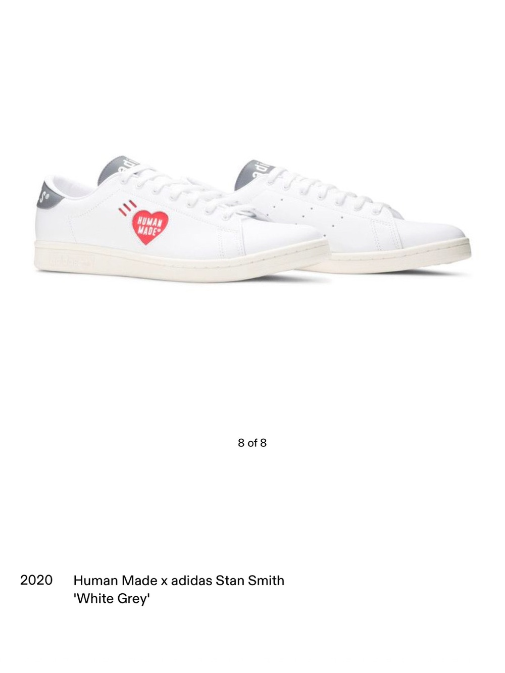 Human Made Stan Smith Men's White/Grey Sneakers